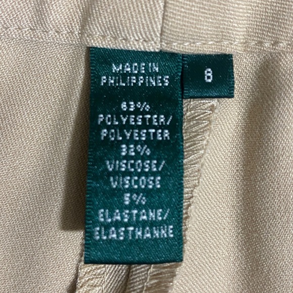 NWOT POLO Ralph Lauren Vintage Classic Dress Pants w Wide-Leg Size 8 - Picture 10 of 10